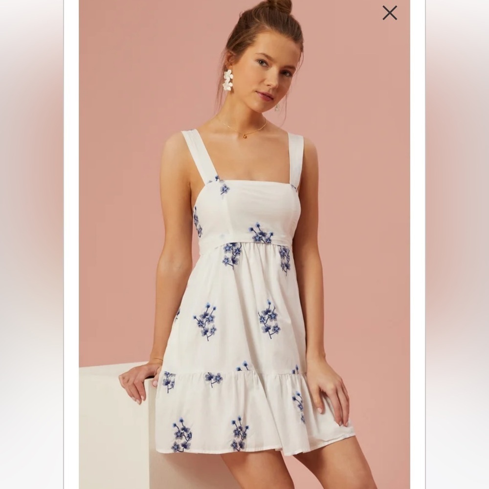 New with tags altard state lily embroidered mini dress